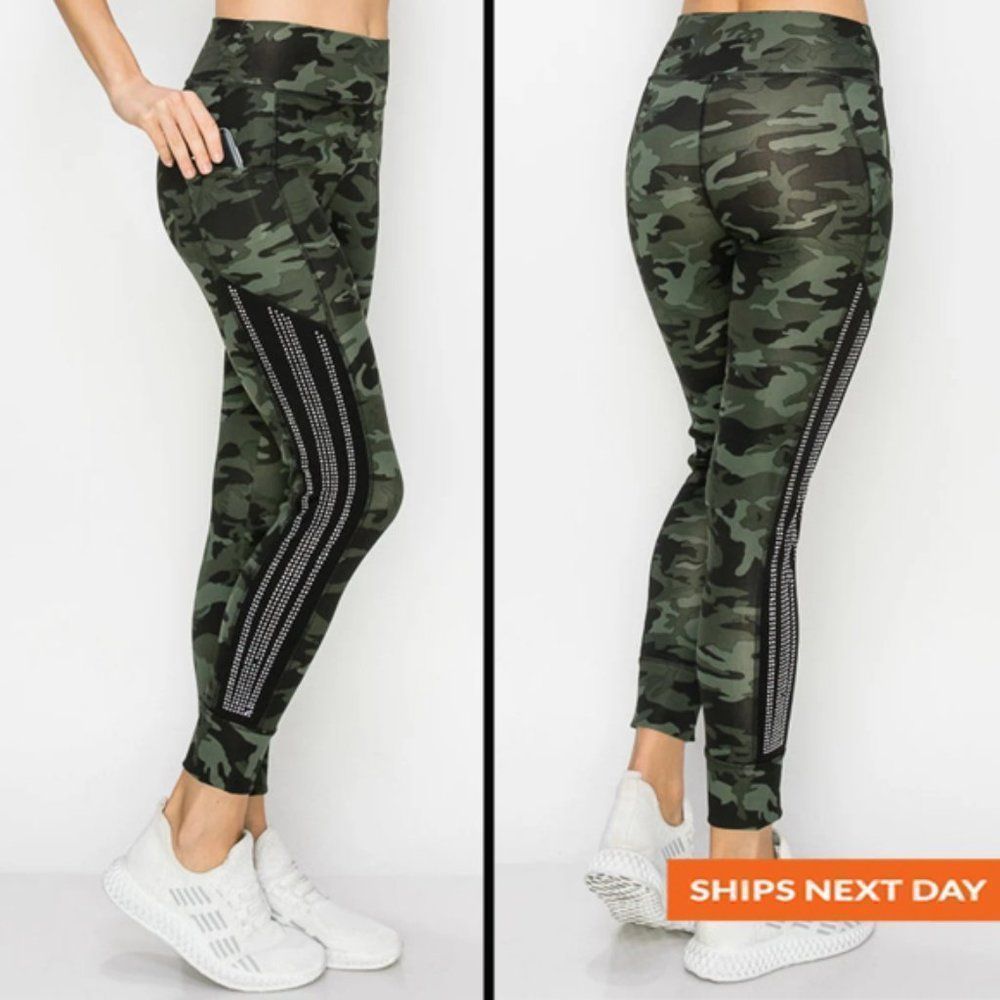 Embellished Pocket Legging - Bling - Bling Leggings - Pocket Legging